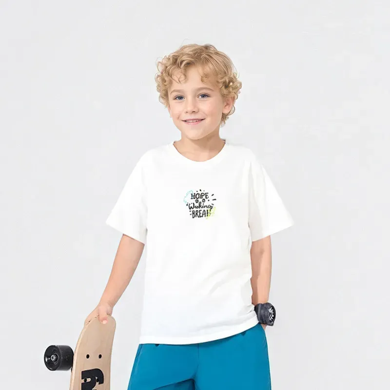 Wholesale Boys Casual Short-Sleeved T-Shirt - Image 6