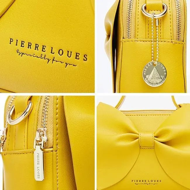 Women Fashion Solid Color Bow Decoration Shoulder Bag - Image 7