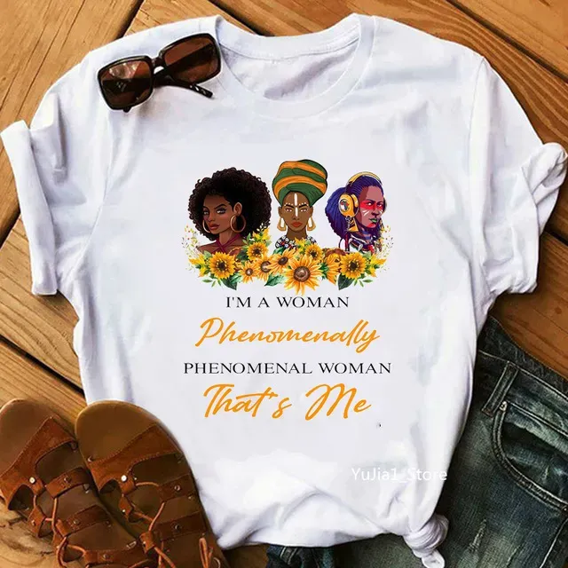 Summer Women Casual Short-Sleeved Round Neck Graphic Slogan Printed T-Shirt - Image 3