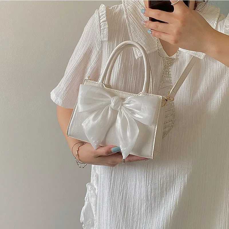 Women Fashion Fairy Style Bowknot Handbag - Image 3