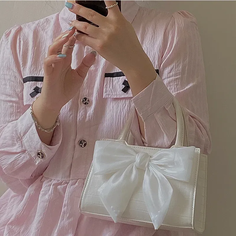 Women Fashion Fairy Style Bowknot Handbag - Image 4
