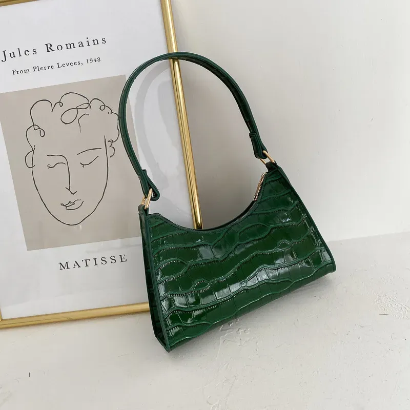 Women Fashion Crocodile Shoulder Bag