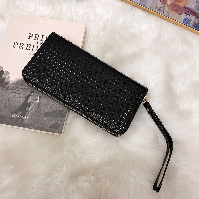 Women Fashion Vintage Embossed Long Coin Purse - Image 22