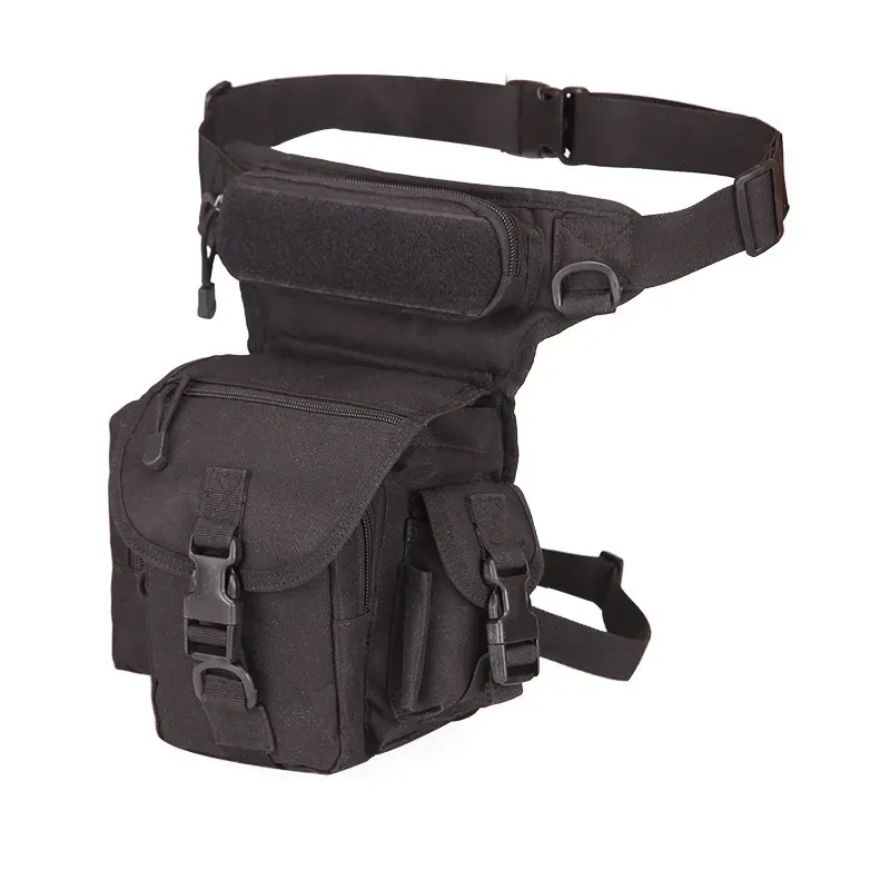 Simple Unisex Fashion Oxford Cloth Camouflage Sports Leg Bag Belt