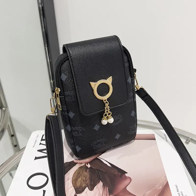 Women Fashion Letter Print Flip Cover Crossbody Purses - Image 7