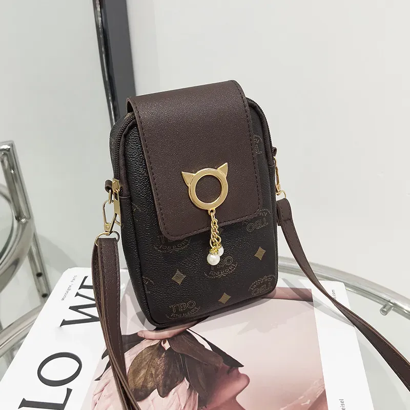 Women Fashion Letter Print Flip Cover Crossbody Purses - Image 10