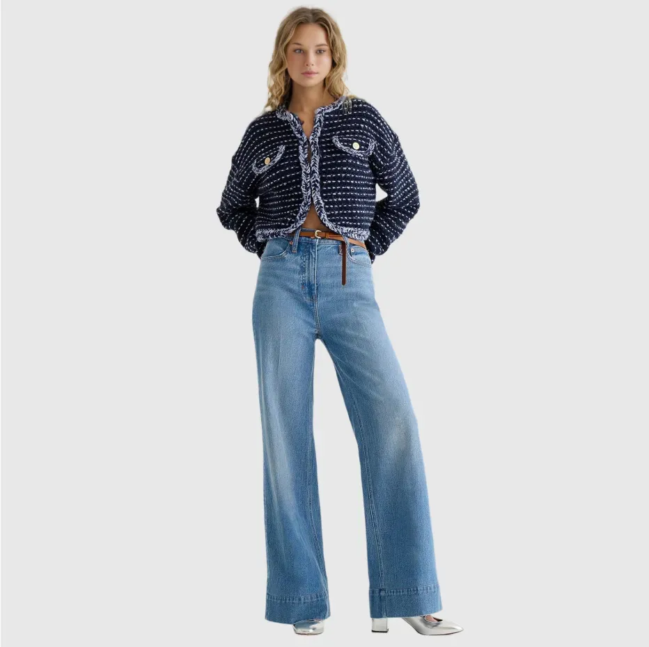 Women Fashion Stretch Loose Jeans - Image 3