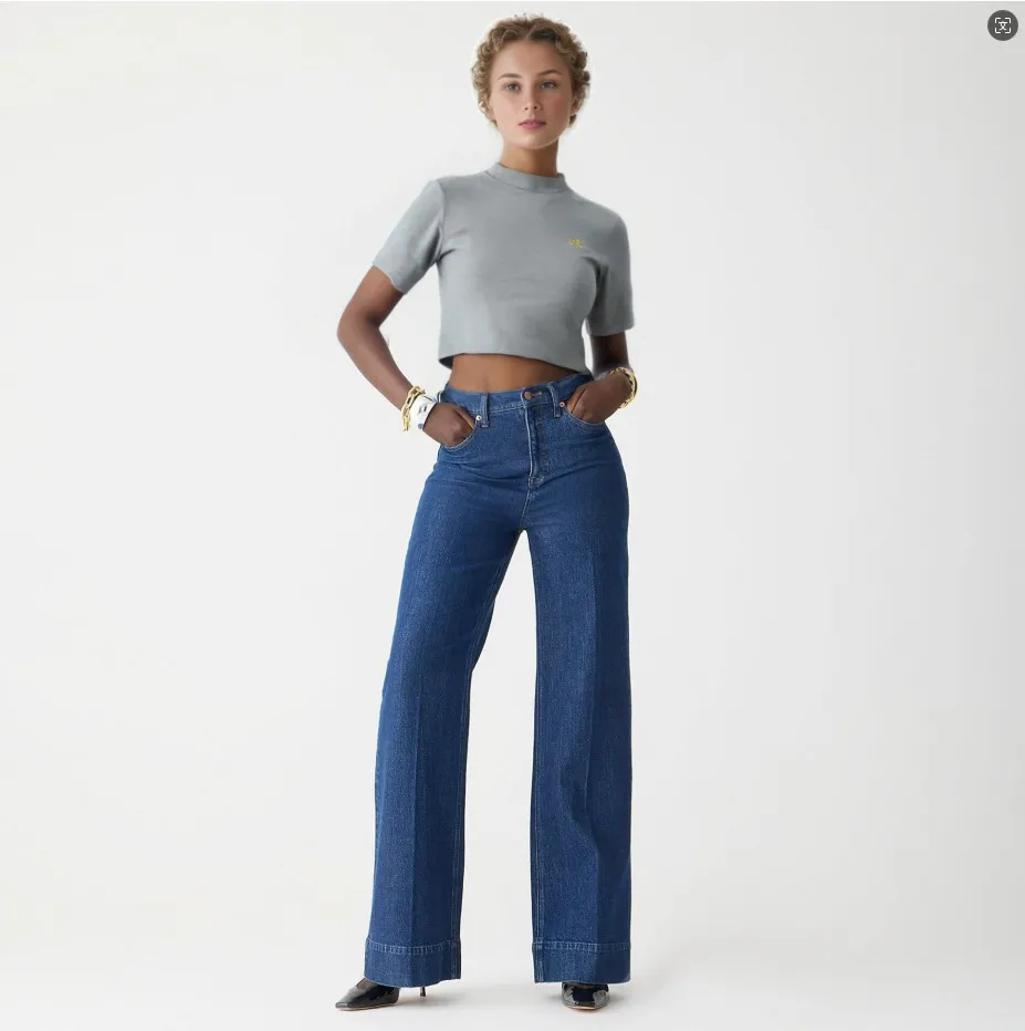 Women Fashion Stretch Loose Jeans - Image 9