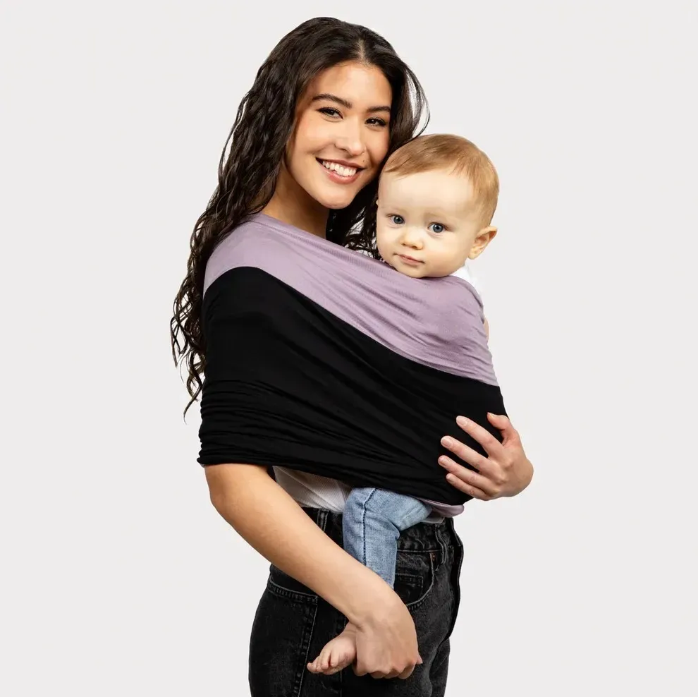 Pregnant Women Fashion Contrast Color Soft High Elastic Strap