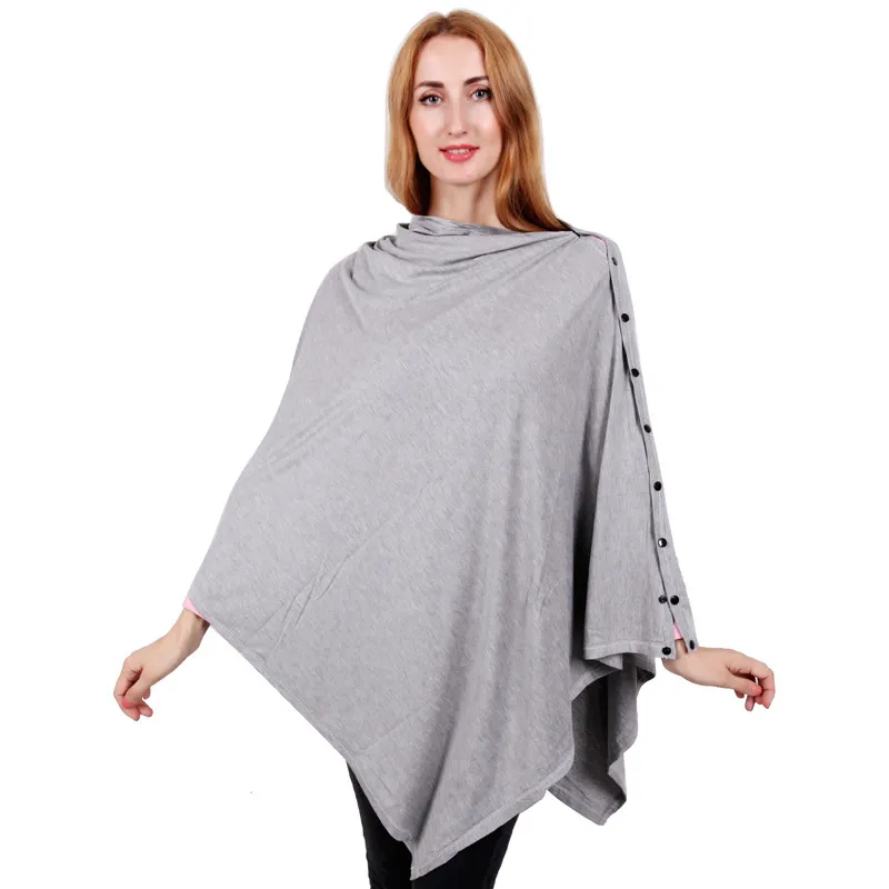 Pregnant Women Fashio Solid Color Multi-Functional Breastfeeding Top