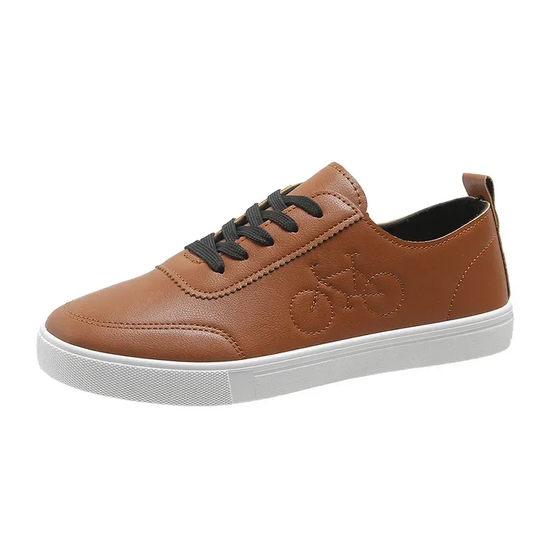 Women Fashion Casual Solid Color Flat Sneakers - Image 4