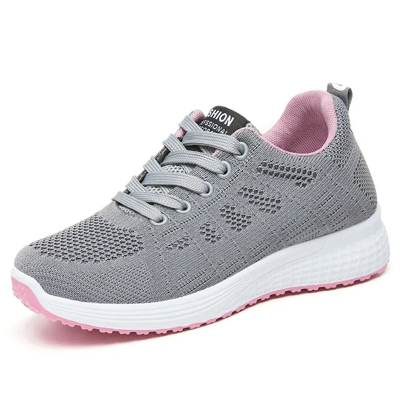 Women Fashion Casual Mesh Breathable Soft Sole Sneakers - Image 7