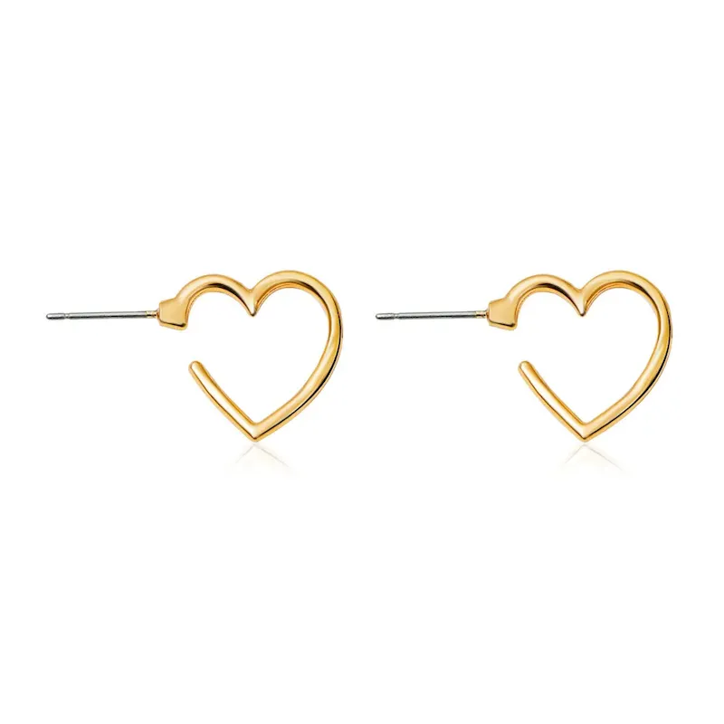Wholesale Women Fashion Simple Heart-Shaped Earrings - Image 7