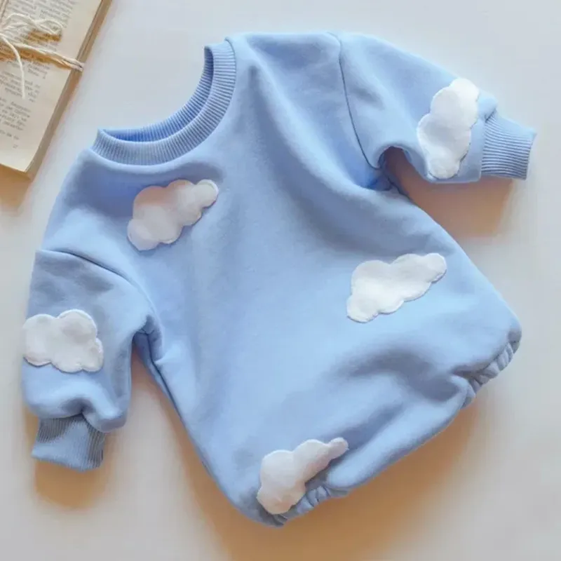 Wholesale Newborn Infant Baby Stereo Clouds Floral One-Piece Rompers - Image 6